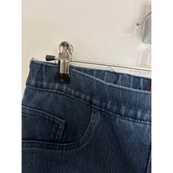 Spanx Leggings Womens Small Jean-ish Ankle Pull On Twilight Rinse Blue FLAWS - Picture 5 of 8